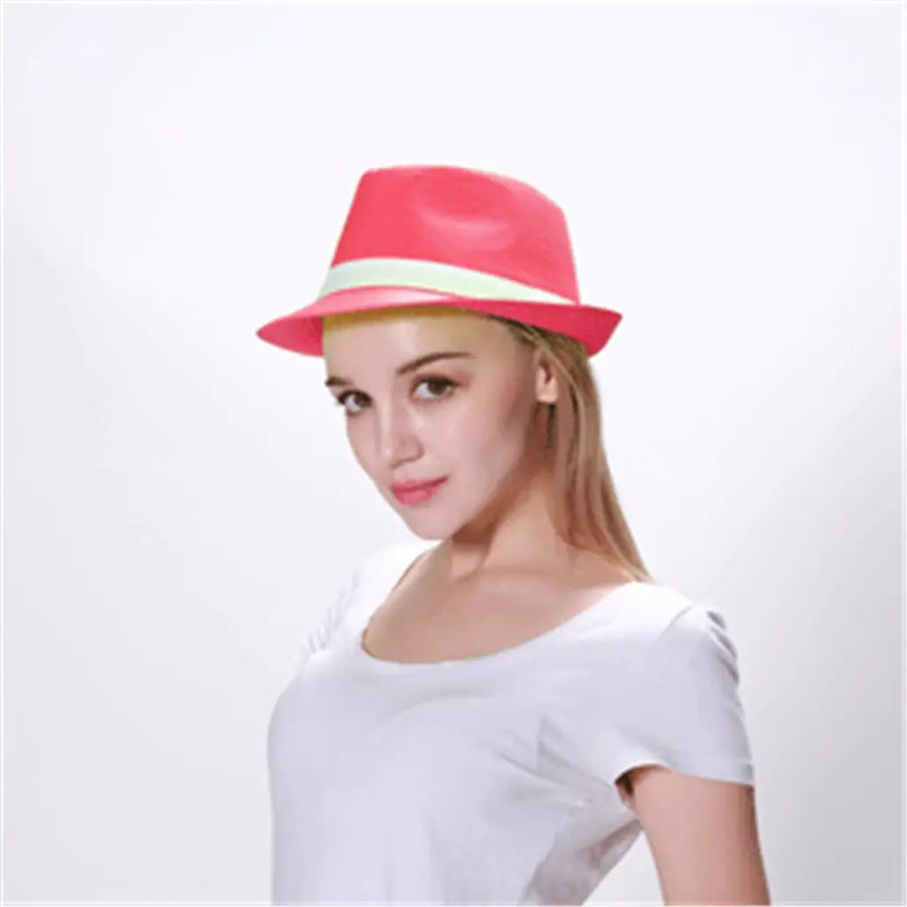 Party Planet Pink Fedora A96024