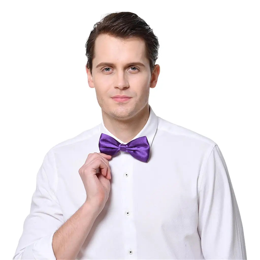 Party Planet Purple Bow Tie PP37636