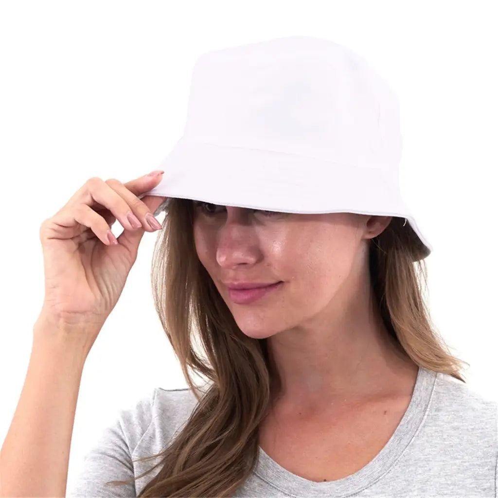 Party Planet White Bucket Hat PP44804