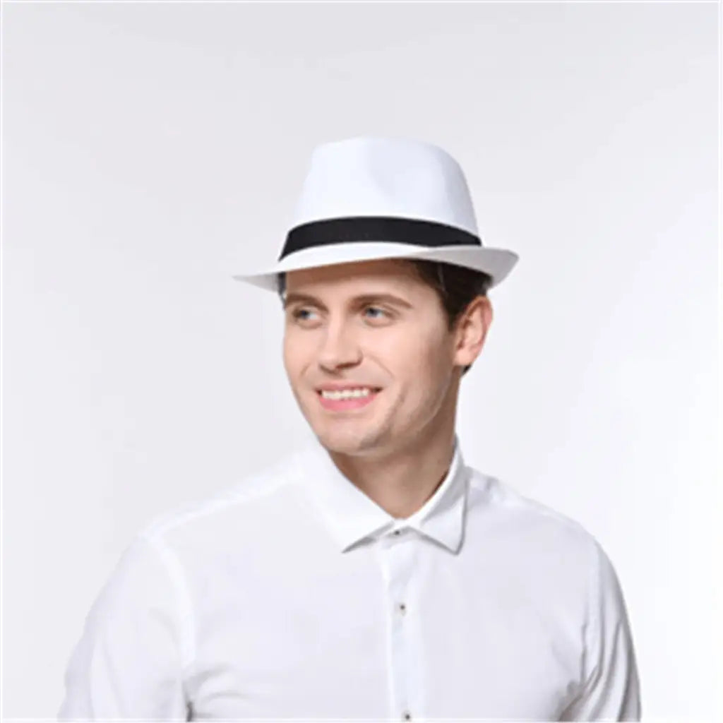 Party Planet White Fedora A96307