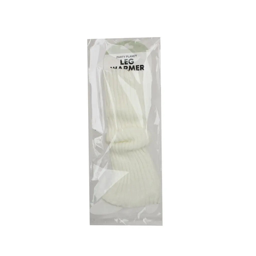 Party Planet White Leg Warmers A246719