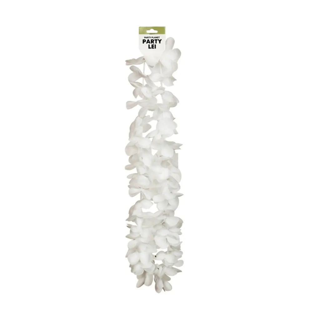 Party Planet White Lei A111888