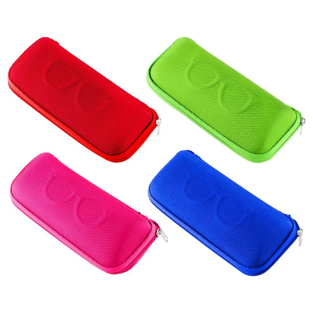 Reading Glasses Case Set 3Pk Hard Case, Cleaning Cloth, Neck Strap Assorted 270163