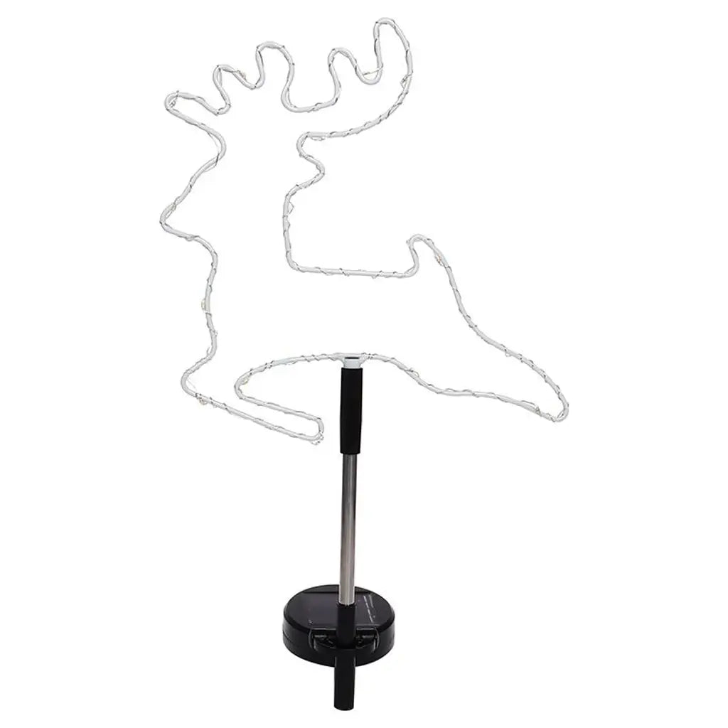 SAS Stake Light Solar Silhouette Reindeer 18LED Warm White 22x22x70cm 285662