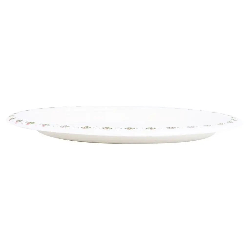 SAS Sugarcane Bagasse Christmas Plates Oval 26x19.5cm 18Pk 320424