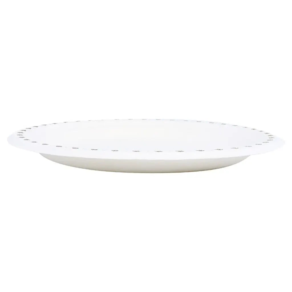 SAS Sugarcane Bagasse Christmas Plates Round 23cm 18Pk 320417