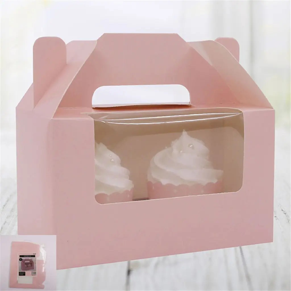 Shmick 2 Cupcake Box Pink 17x10x10cm 3Pk SH21225
