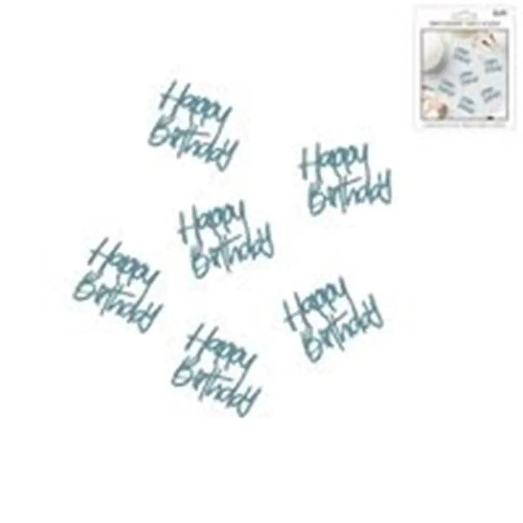 Shmick Jumbo Happy Birthday Blue Confetti 10g SH80768