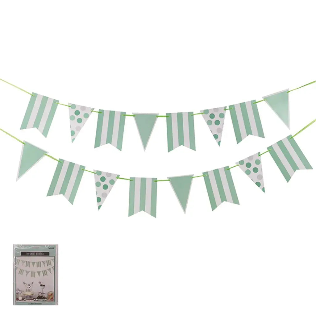Shmick Mint 16 Sheet Garland With Ribbon 500cm SH19451