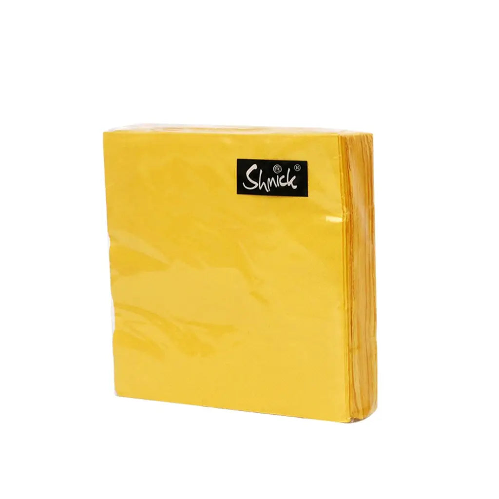Shmick Napkin Dandelion Yellow 25x25cm 2LY 40PK SH23684