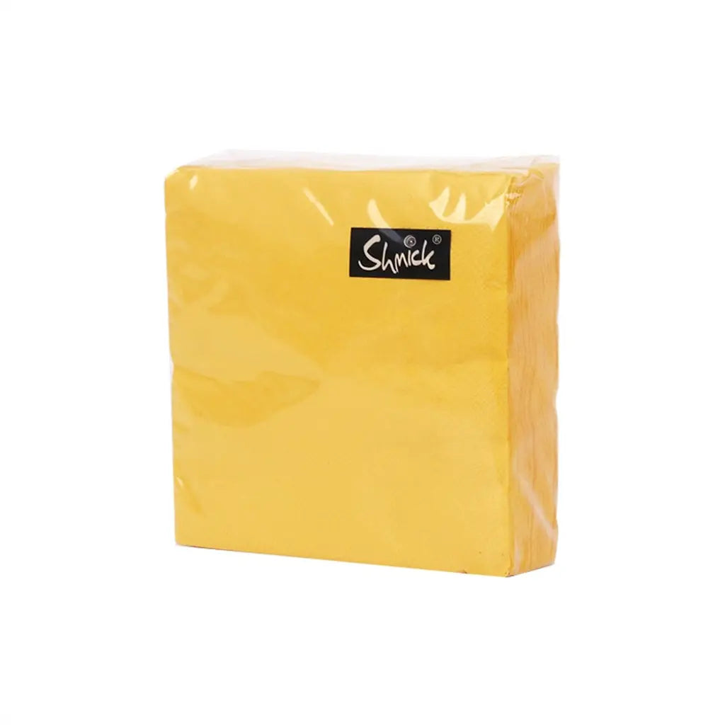 Shmick Napkin Dandelion Yellow 33x33cm 2LY 40PK SH23769