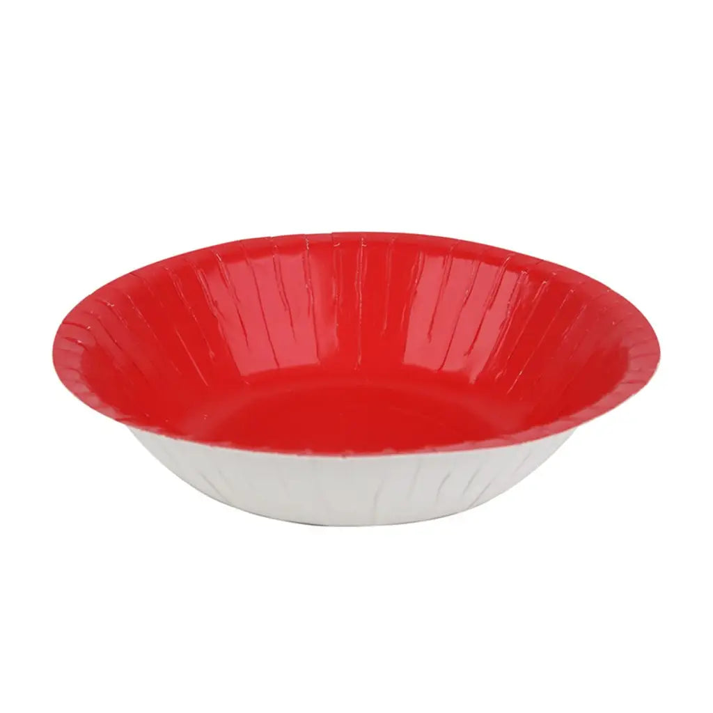 Shmick Plastic Free Paper Bowl Cherry Red 18cm 20PK SH14149