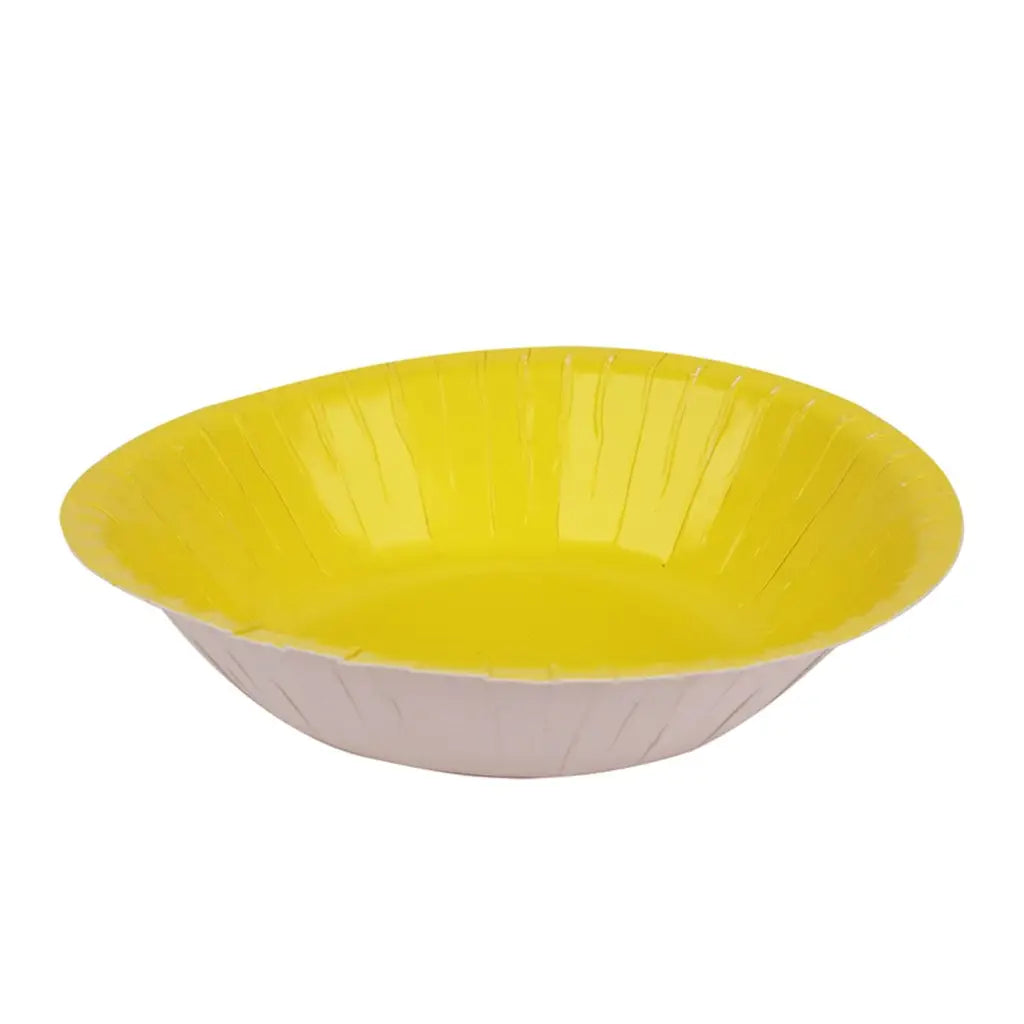 Shmick Plastic Free Paper Bowl Dandelion Yellow 18cm 20PK SH14095