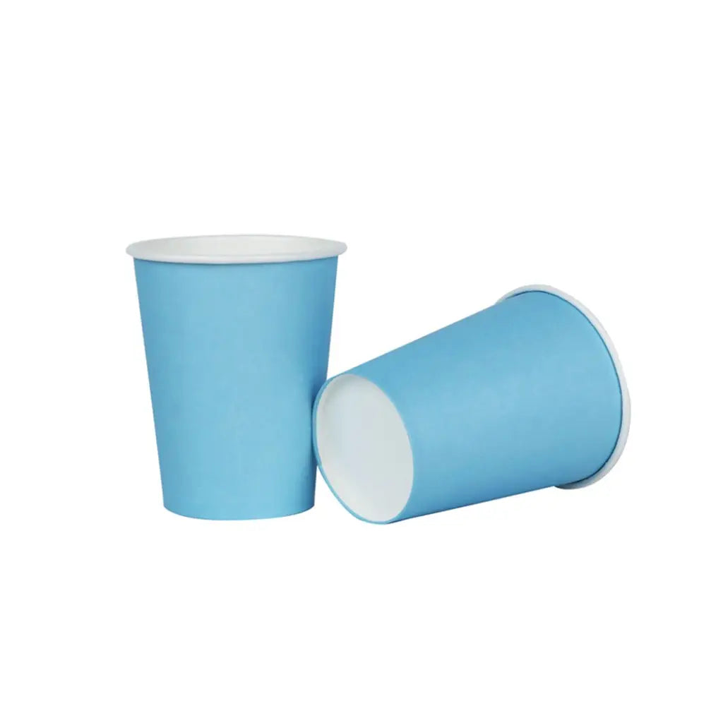 Shmick Plastic Free Paper Cups Sky Blue 266ml 20PK SH14125