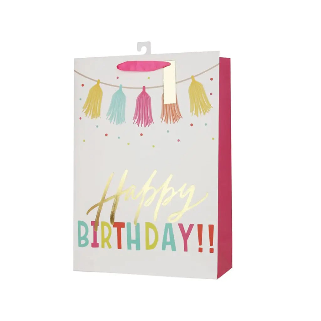 Snazzle Extra Large Tassel Birthday Bag 30x42x12cm SN27958