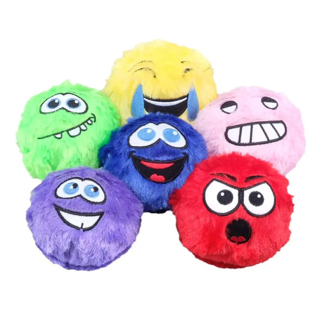 Squish Ball Plush 275557 Fuzzy Monsters Assorted Designs 10cm 275557
