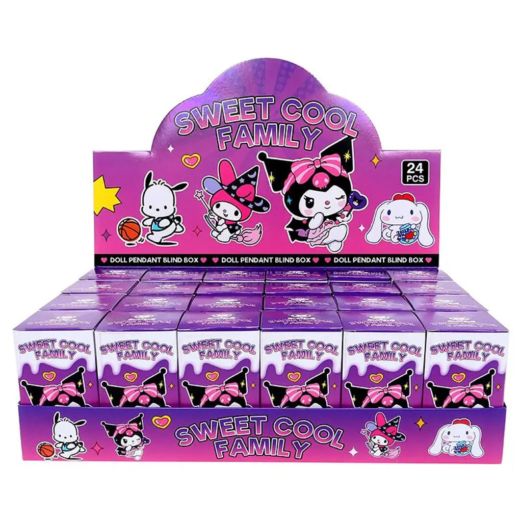 Sweet Cool Family Keychain Mystery Blind Box Assorted 327034