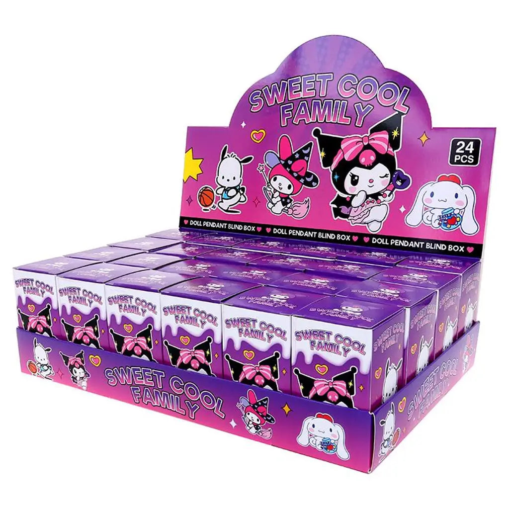 Sweet Cool Family Keychain Mystery Blind Box Assorted 327034