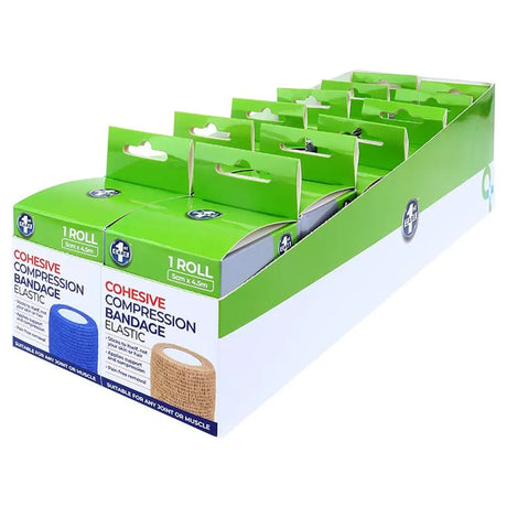 1st Care Cohesive Self-Adherent Elastic Compression Bandge 5cmX4.5m 178476