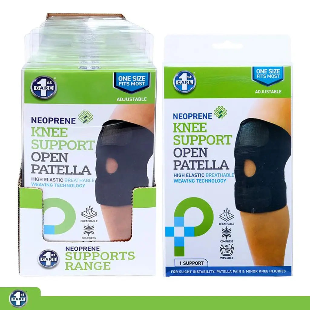 1st Care Support Premium Knee Wrap & Strap Neoprene 228263
