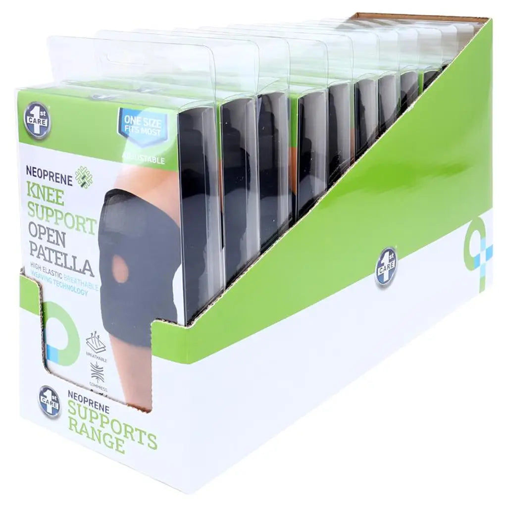 1st Care Support Premium Knee Wrap & Strap Neoprene 228263