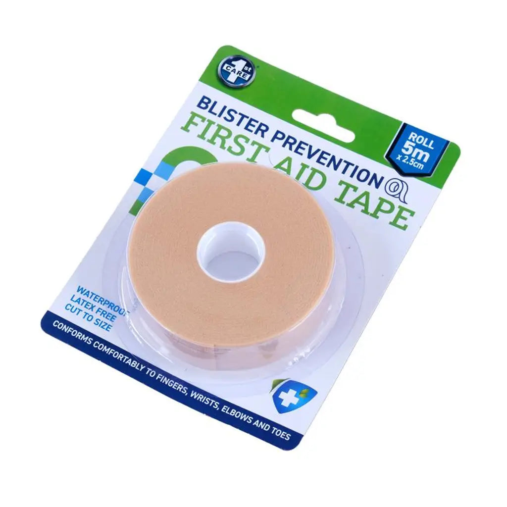 1st Care Tape Waterproof First Aid & Blister Prevention PVC Foam 2.5cmX5m 284429