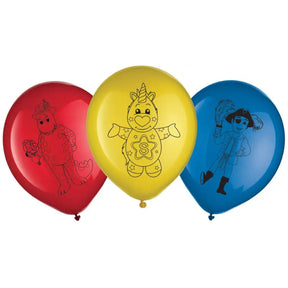 The Wiggles Party Latex Balloons 30cm 6Pk 8846060