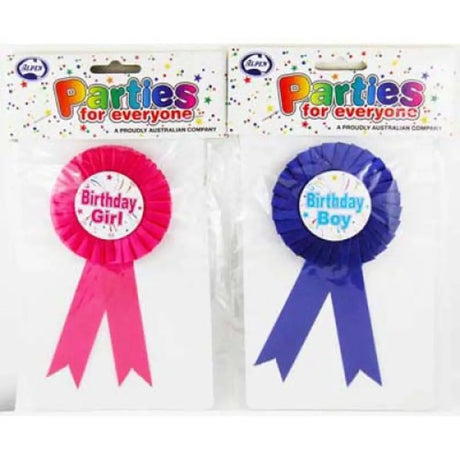 Alpen Birthday Badge Boy or Girl 203702