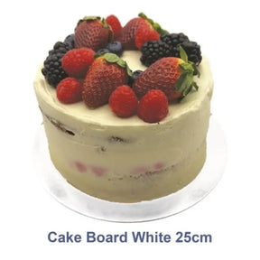 Alpen Cake Board Masonite White 25cm 364784