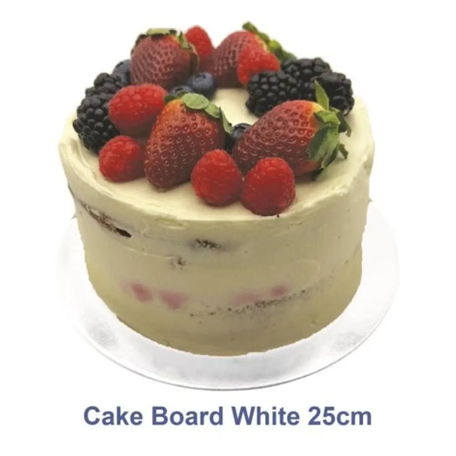 Alpen Cake Board Masonite White 25cm 364784