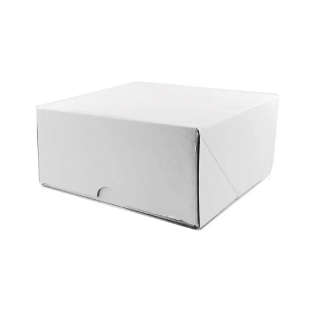 Alpen Corrugated Cake Box White 155x155x75mm 364701