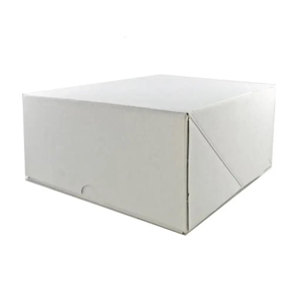 Alpen Corrugated Cake Box White 180x180x105mm 364704