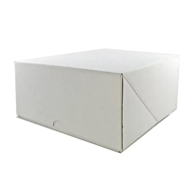 Alpen Corrugated Cake Box White 180x180x105mm 364704
