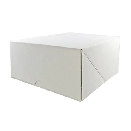 Alpen Corrugated Cake Box White 210x210x105mm 364706