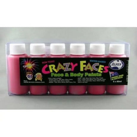 Alpen Crazy Face Face Paint Red 60ml 252207