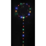 Alpen Decrotex Bobo Balloon Clear With 3m Coloured Led Light String 18in 215180