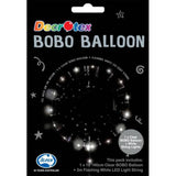 Alpen Decrotex Bobo Balloon Clear With 3m White Led Light String 18in 215181