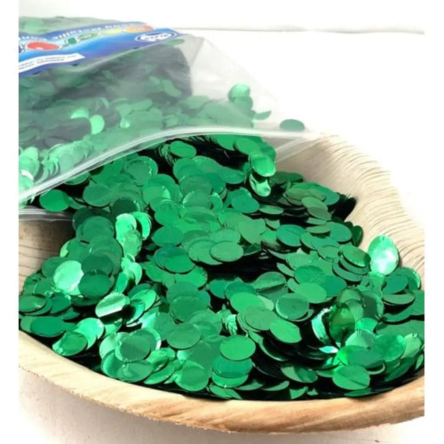 Alpen Decrotex Confetti Metallic Green 250g 204614