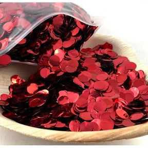 Alpen Decrotex Confetti Metallic Red 250g 204613