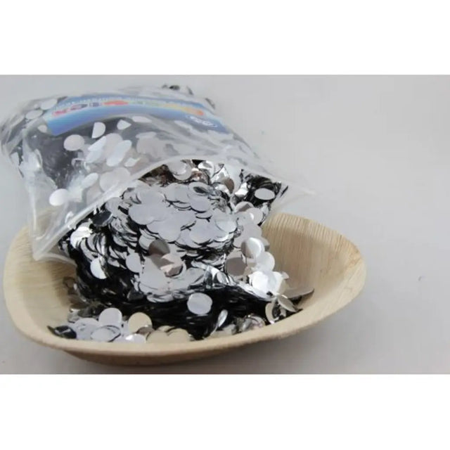 Alpen Decrotex Confetti Metallic Silver 250g 204602