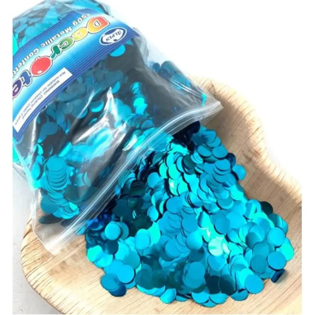 Alpen Decrotex Confetti Metallic Teal 250g 204616