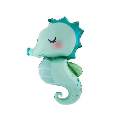 Alpen Decrotex Foil Balloon Blue Seahorse 98cm 214118