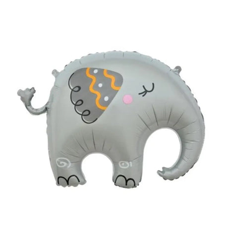 Alpen Decrotex Foil Balloon Grey Elephant 57cm 214116