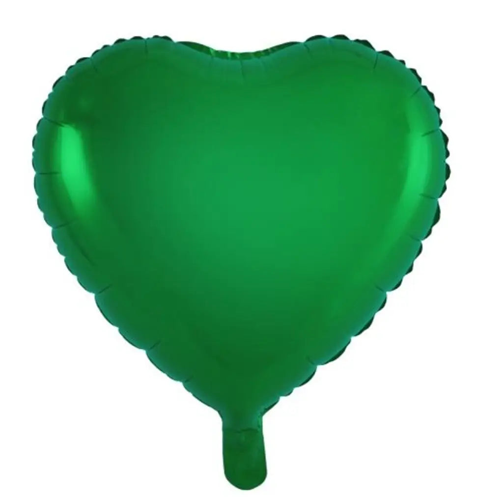 Alpen Decrotex Foil Balloon Heart Green 18in 215353