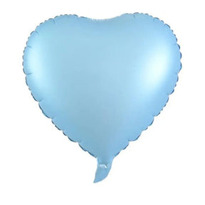Alpen Decrotex Foil Balloon Heart Matt Blue 18in 215358