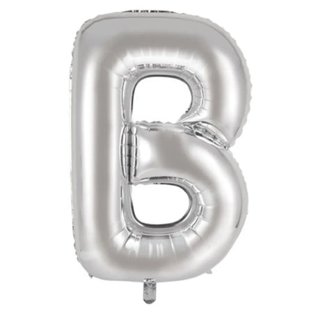 Alpen Decrotex Foil Balloon Letter B Silver 34in 213901