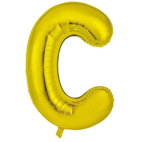 Alpen Decrotex Foil Balloon Letter C Gold 34in 213942