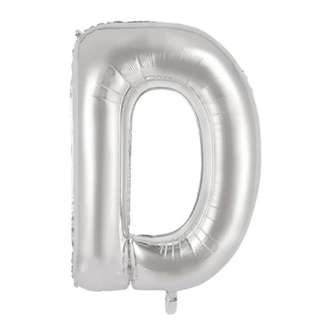Alpen Decrotex Foil Balloon Letter D Silver 34in 213903