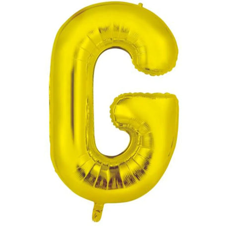 Alpen Decrotex Foil Balloon Letter G Gold 34in 213946
