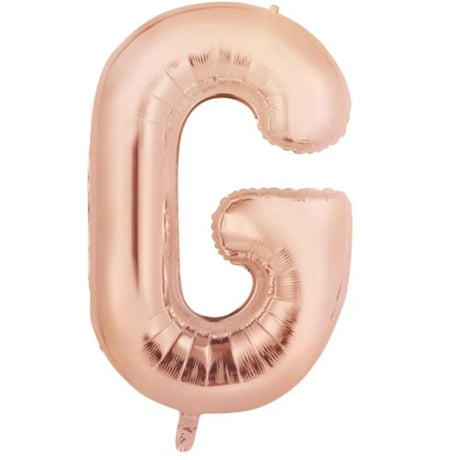 Alpen Decrotex Foil Balloon Letter G Rose Gold 34in 213976